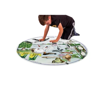 Výuková hračka Tematický kruh 1,3 m RYBNÍK 169-16s