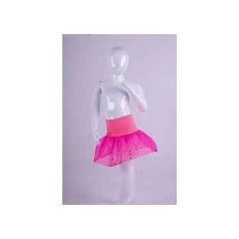 Dívčí sukně Sukýnka TYL /růžová pas 50 522-13