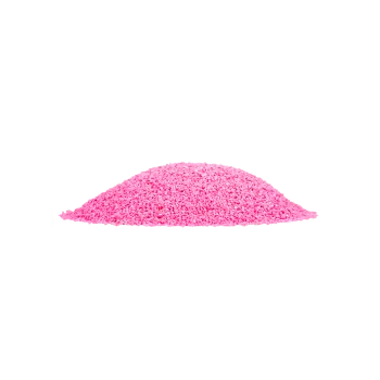 Písek na pískování Dekorační drť hrubá 500g/ červená neon č.13 dh13