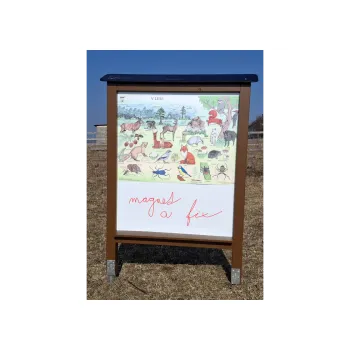 Doplněk pro dětské hřiště Bílá Magnetická tabule - oboustranná 110 x 140 cm 888-12