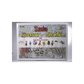 Loutkové divadlo ČERVENÁ KARKULKA 10 ks 981-09