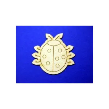 Dřevěná hračka Dřevěné dekorace 100ks -vzor krovky č.143 88987