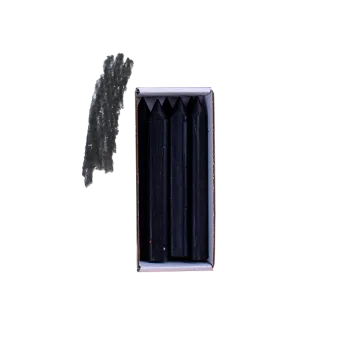 Voskovky TROJHRANNÉ MAX 10 ks černá č.38 71416-38