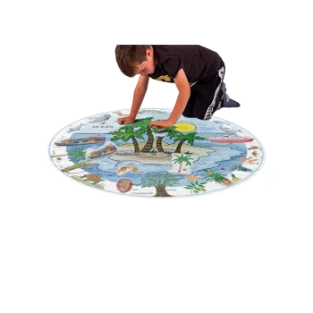 Výuková hračka Tematický kruh 1,3 m OCEÁN 169-43s