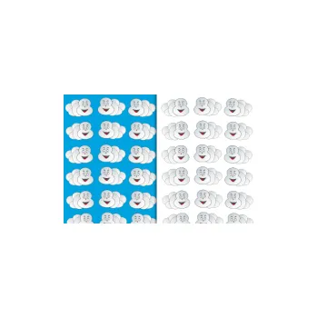 Barevný papír Vzorovaný karton 27-02 - Mráčci A3 10ks 9227-02