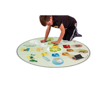 Výuková hračka Tematický kruh 1,3 m RECYKLACE 169-07s