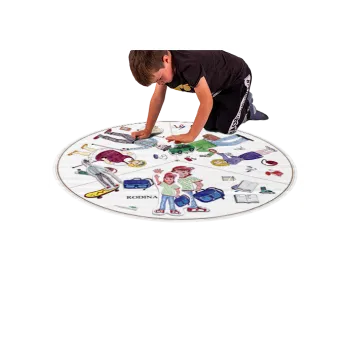 Výuková hračka Tematický kruh 1,3 m RODINA 169-37s