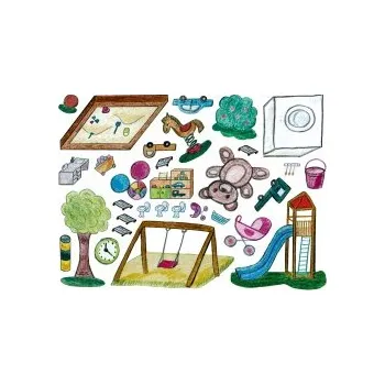 Výuková hračka Didaktická dokládačka MOJE ŠKOLKA 174-26