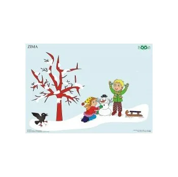 Výuková hračka ZIMA - Výukové tablo 98533ZI