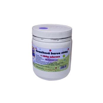 Speciální výtvarná barva Granitová barva 400g č.22 lila fialová bg22