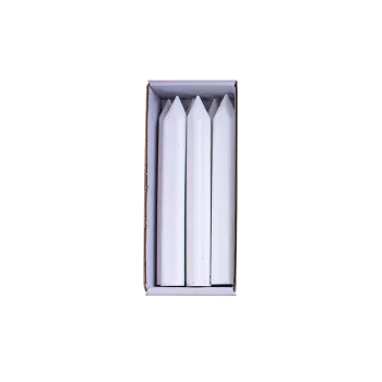 Voskovky TROJHRANNÉ MAX 10 ks bílá č.01 71416-01