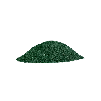 Písek na pískování Dekorační drť jemná 500g /zelená tm.31 dj31