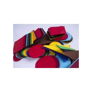 Barevný papír BARVY- TVARY 800 ks 15602