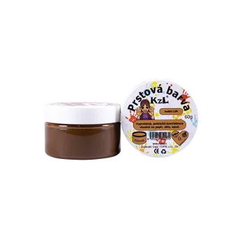 Vodová barva Prstová barva 60g hnědá sv. č.09 63351009