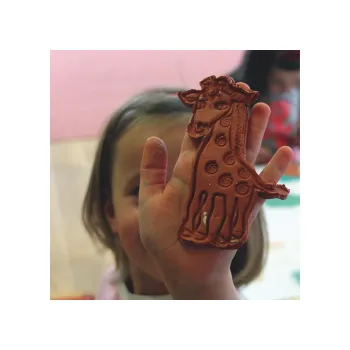 Didaktická šablona polymerová SAFARI 10cm 4 ks 71718