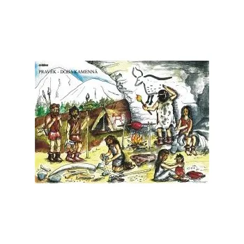 Výuková hračka DOBA KAMENNÁ pravěk - Výukové tablo 98974DK