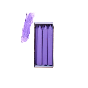 Voskovky TROJHRANNÉ MAX 10 ks fialová č.22 71416-22