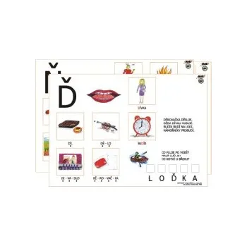 výuková tabulka ĎŤŇ - 3 x tablo + 3 x 16 karet 99630