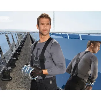 Pánské termo spodní prádlo e.s. triko s dlouhým rukávem Merino, pánské velikost S cement/grafit Strauss