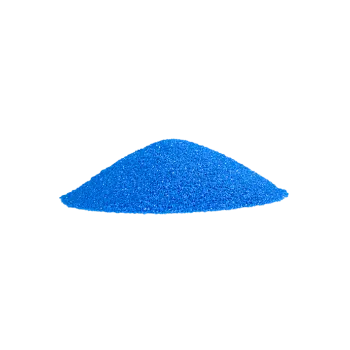 Písek na pískování Dekorační drť jemná 500g /modrá sv.č.26 dj26
