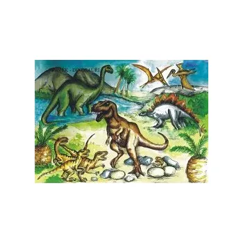 Výuková hračka DINOSAUŘI pravěk - Výukové tablo 98972D