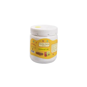 Speciální výtvarná barva HOBBY barva 350g žlutá sv.č.44 60944