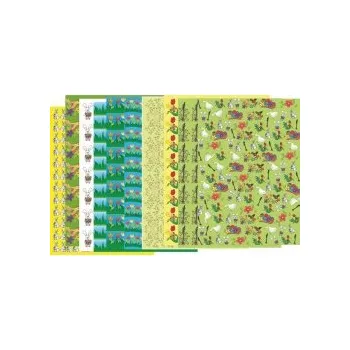 Barevný papír Vzorovaný karton 61 - Vk 15. II .Velikonoce A3 10ks 9261-99