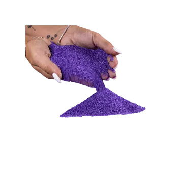 Písek na pískování Dekorační drť jemná 500g /č.24 fialová dj24