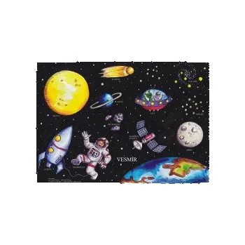 Výuková hračka VESMÍR - Výukové tablo 98515VE