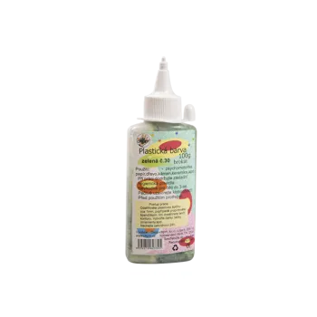 Speciální výtvarná barva Plastická barva BROKÁT/100g zelená č.30 62330