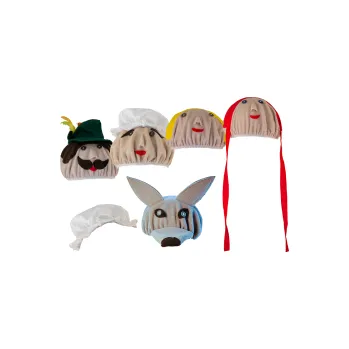 Karnevalová maska ČERVENÁ KARKULKA 550-46