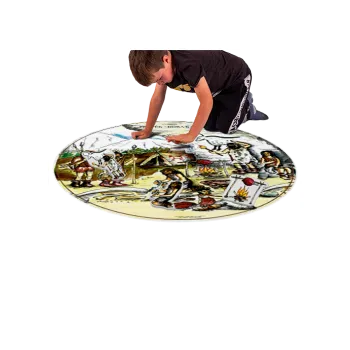 Výuková hračka Tematický kruh 1,3 m PRAVĚK doba kamenná 169-24s