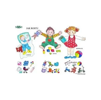 Výuková hračka JAK ROSTU - Výukové tablo 98964JR