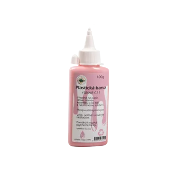 Speciální výtvarná barva Plastická barva špička/100g růžová č.11 40115011