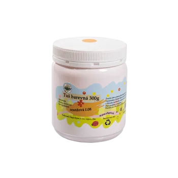 Tuš malířská 300g oranžová č.08 btu08