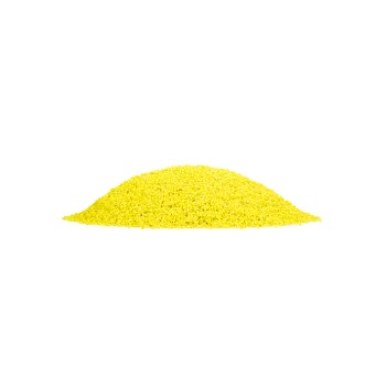 Písek na pískování Dekorační drť hrubá 500g/ žlutá sv.č.44 dh44