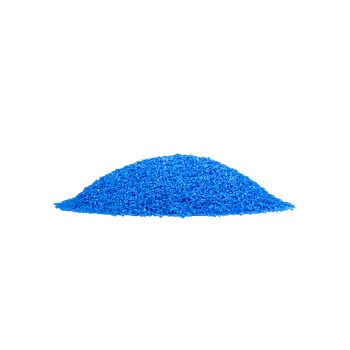 Písek na pískování Dekorační drť hrubá 500g/ modrá sv.č.26 dh26
