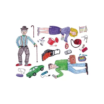 Výuková hračka Didaktická dokládačka RODINA 174-59