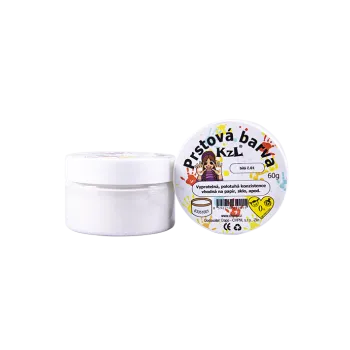 Vodová barva Prstová barva 60g bílá č.01 63351001