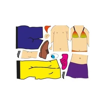 Výuková hračka Didaktická dokládačka LIDSKÉ TĚLO 174-24