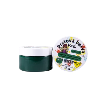 Vodová barva Prstová barva 60g tmavě zelená č.31 63351031