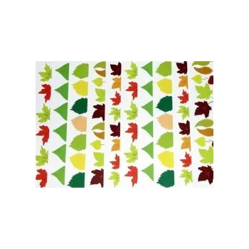 Barevný papír Vzorovaný karton 41 - Velké listy bílé A3 10ks 9241-99