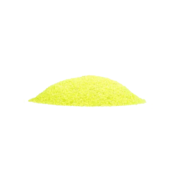 Písek na pískování Dekorační drť hrubá 500g/ žlutá neon č.03 dh03