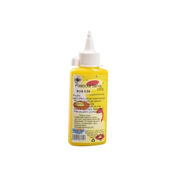 Speciální výtvarná barva Plastická barva špička/100g žlutá č.04 40115004