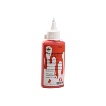 Speciální výtvarná barva Plastická barva špička/100g červená sv.č.15 40115015