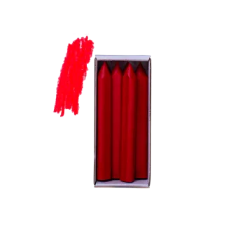 Voskovky TROJHRANNÉ MAX 10 ks červená č.15 71416-15