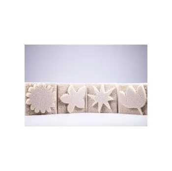 Dětské razítko Molitanové tiskátka - KVÍTKA (4ks) 23078