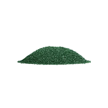 Písek na pískování Dekorační drť hrubá 500g/ zelená oliva č.33 dh33