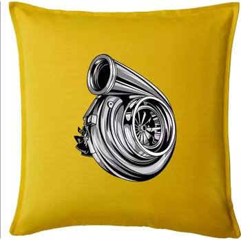 Polštář Car turbo - Polštář 50x50 - 50x50 - Pouze potah ( Žlutá )