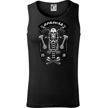 Pánské termoprádlo Lebka motorkář opravář - Tílko pánské Core - 2XL ( Černá )